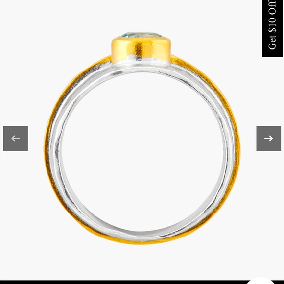 Sensational Ring, Two-Tone new, please message size after purchase. - Picture 3 of 7